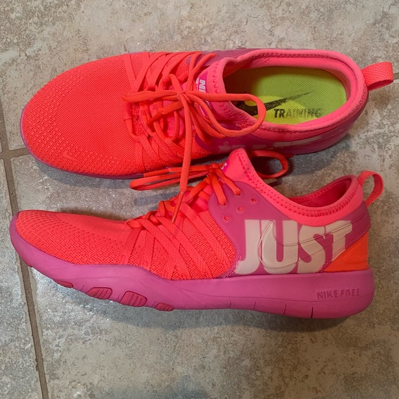 Nike Shoes - Nike Free TR7 Bright Pink Running Shoes Sneakers